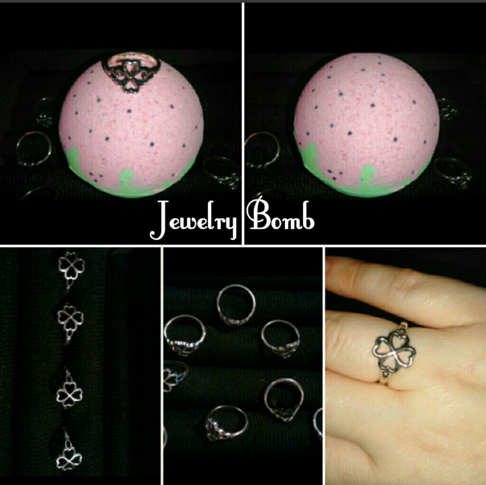 Jewelry Bath Bomb 1 XL 9OZ BATH BOMB Watermelon